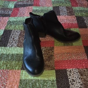 Kensie black ankle boots ankle booties zippers